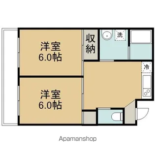 プチフルール【1階】の間取り