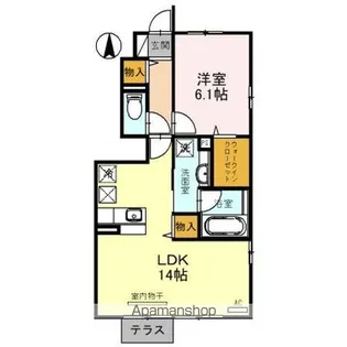 コージーコート・A【1階】の間取り