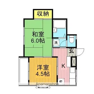 パステルハイム【2階】の間取り