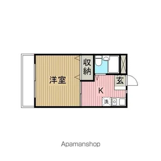 アップルハウス町田2【303号室】の間取り