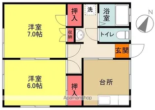 鷺コーポ【101号室】の間取り