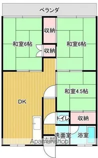 吉田屋マンション【3階】の間取り