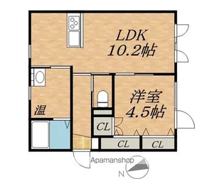 SMILEN【1階】の間取り