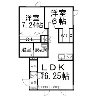 FIORE【2階】の間取り