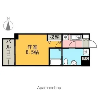 ASレジデンス上前津【7階】の間取り