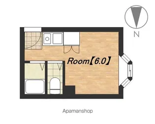 ファンターナ上本町【610号室】の間取り
