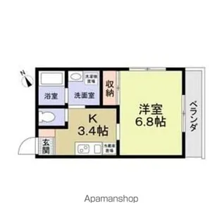 CASSETA CARINA(カゼッタ カリーナ)【1階】の間取り