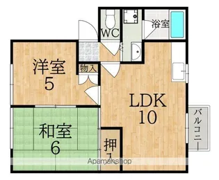 C&Y学園前【1階】の間取り