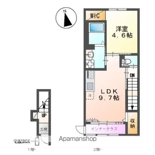 N・FーBASE【2階】の間取り