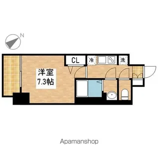 プレサンス新栄リベラ【4階】の間取り