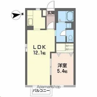 ヴェルドミール川平【2階】の間取り