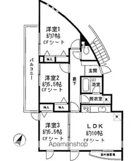 TREFALCO【2階】の間取り