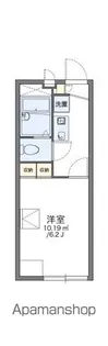 レオパレスハピネス【2階】の間取り