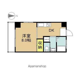 K&M千春【401号室】の間取り