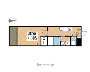 エクセラン広見【401号室】の間取り