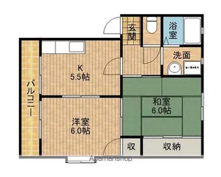 メゾンワルツ【103号室】の間取り