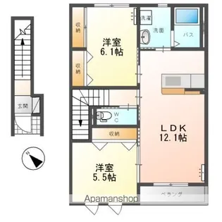 BONNE RECOLTE(ボンヌレコルト)【2階】の間取り