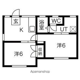 コーポ佐々木【201号室】の間取り