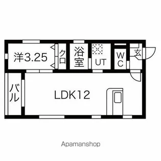 グランディール桑名【1階】の間取り
