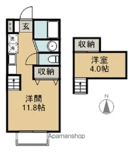 1Rの間取り画像
