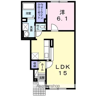 宮前ロジュマン【1階】の間取り