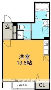 DELAS CASA金山【2階】の間取り