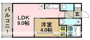 シャローム天神北【3階】の間取り