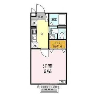 ヴィレッジタカミドー A【2階】の間取り