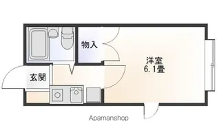 アリス太田第8 1号【201号室】の間取り