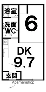 ユトリロ帯広東【103号室】の間取り