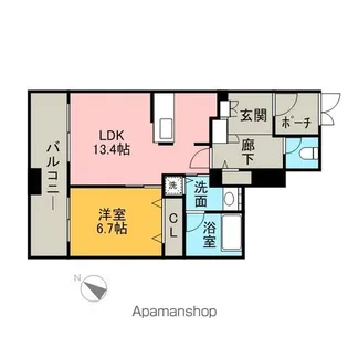 福岡県福岡市中央区大名2丁目【マンション】の間取り