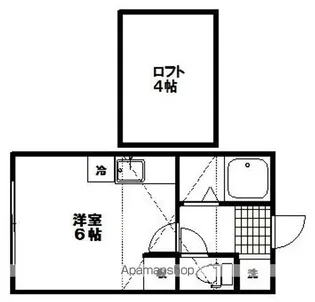 アーバンコート荒巻【203号室】の間取り