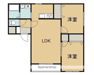 ラッフィナート青山【1階】の間取り