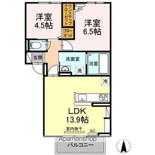 プレジデント持田 A棟【3階】の間取り