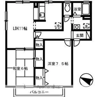 フレマリール高須 B棟【1階】の間取り