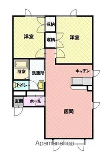 ポエム10.5【203号室】の間取り