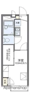 レオパレスフローラ東葛西【2階】の間取り