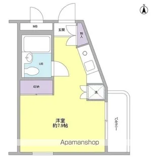 ルーニィ平町【3階】の間取り