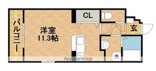 アステート【1階】の間取り
