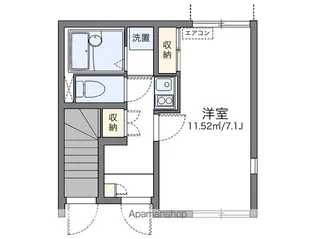 レオネクストエルサント【1階】の間取り