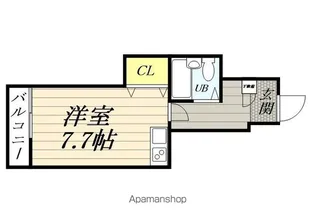 メリディアンオフィス柏木【2階】の間取り