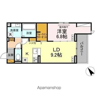 CRADLE【3階】の間取り