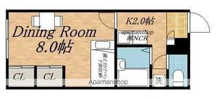 レオネクスト二十四軒【1階】の間取り