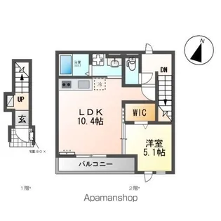 AZURE【2階】の間取り