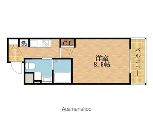 ファーストフィオーレ京橋イースト【9階】の間取り