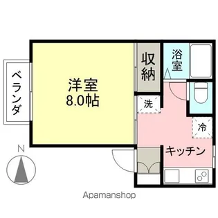 メゾンウェーブ【E号室】の間取り