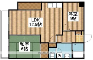 アーデル天神尾【5階】の間取り