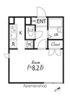 東京都世田谷区北沢5丁目【マンション】の間取り