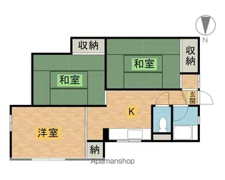 西岡ビル【305号室】の間取り