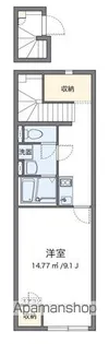 クレイノAKINA【205号室】の間取り